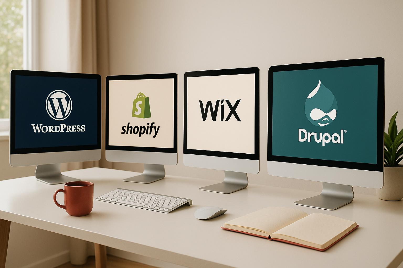 Comparatif : 4 CMS Pour Votre Site Web Professionnel