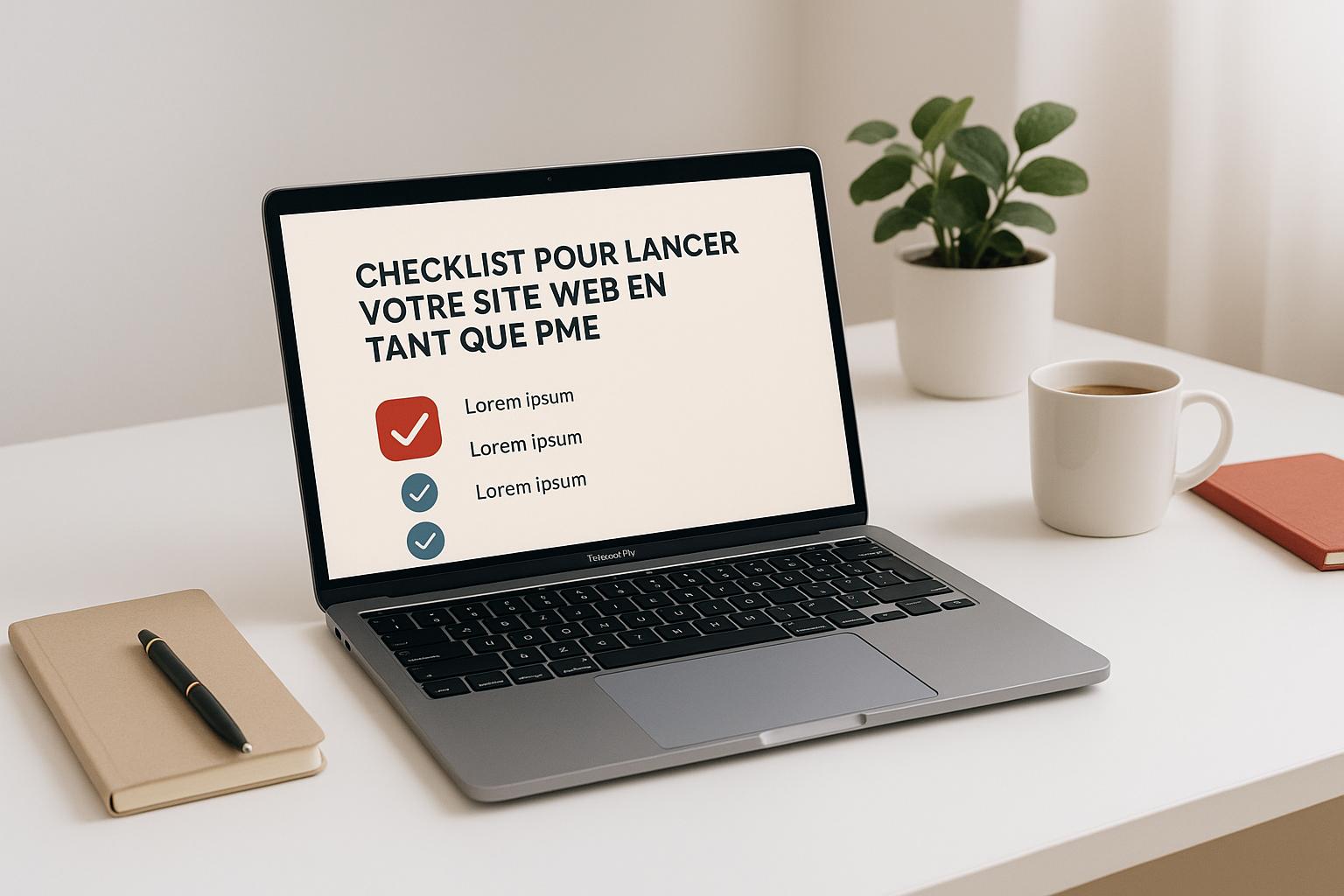 Checklist pour lancer votre site web en tant que PME