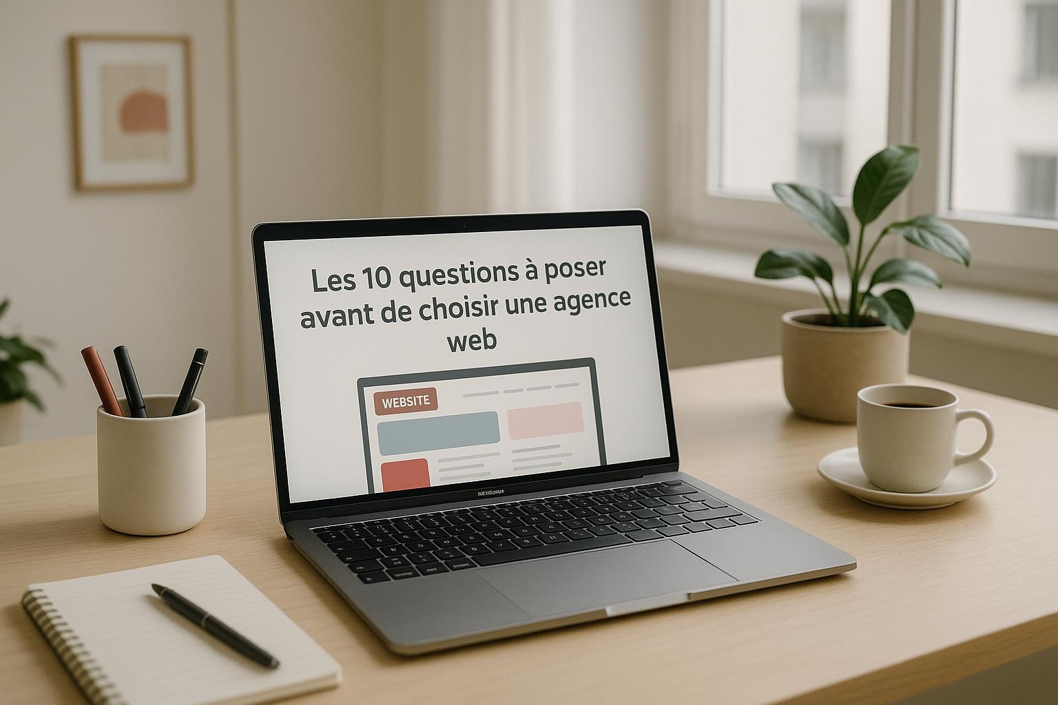 Les 10 questions à poser avant de choisir une agence web