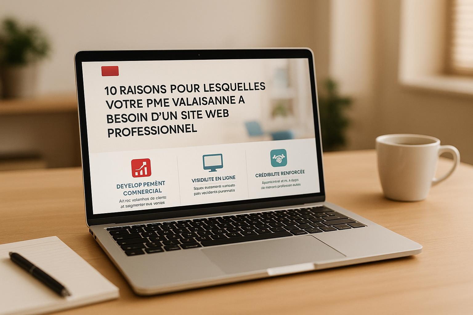 10 raisons pour lesquelles votre PME valaisanne a besoin d’un site web professionnel