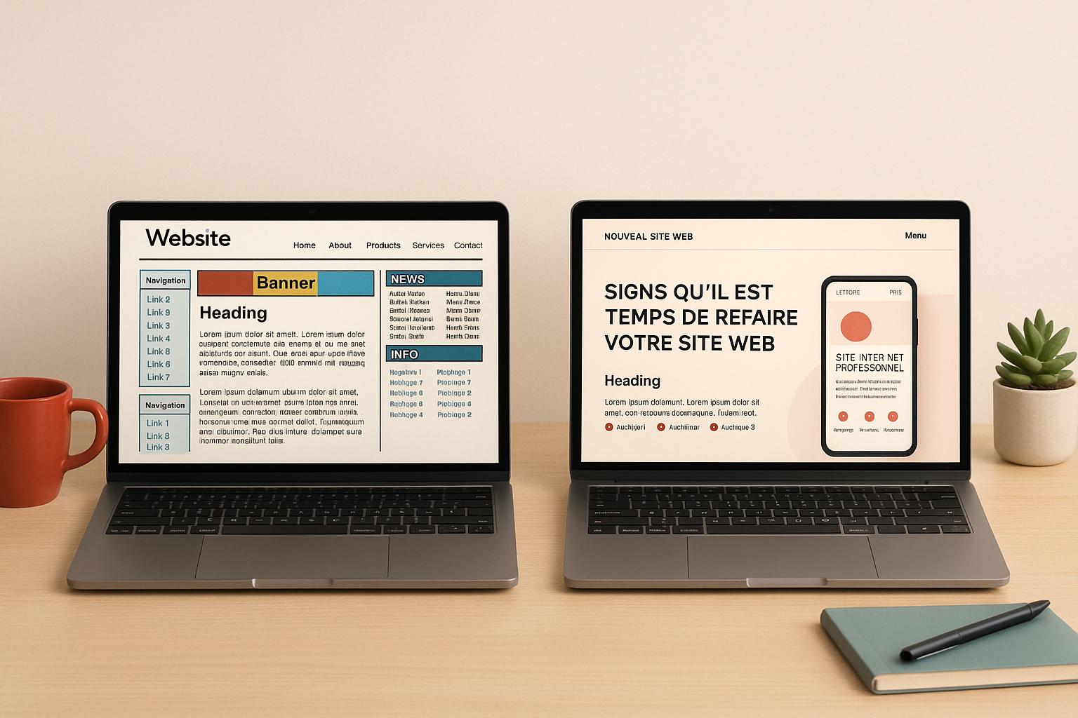 Signes qu’il est temps de refaire votre site web