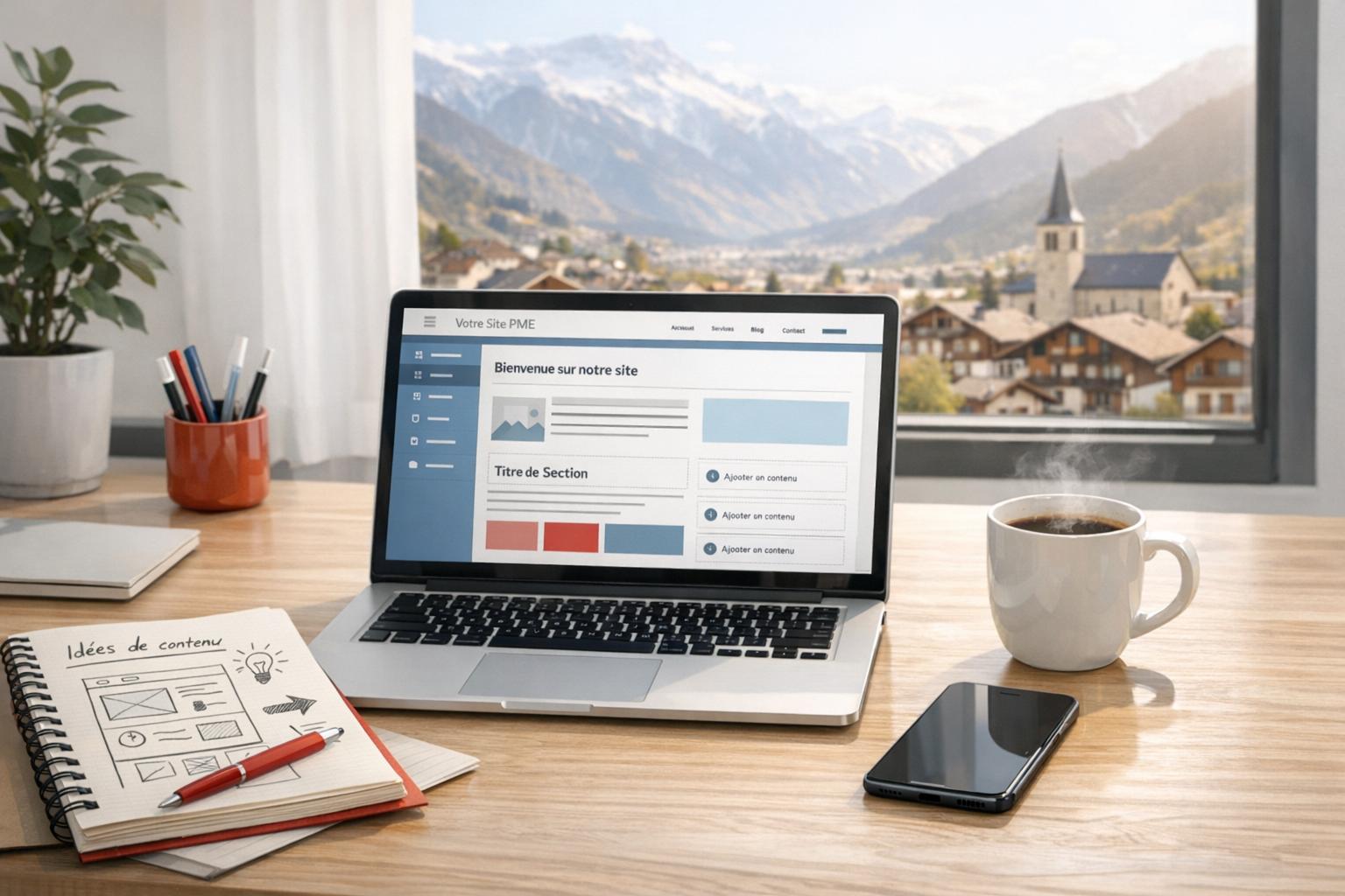 Idées de contenu à ajouter sur le site d’une PME valaisanne