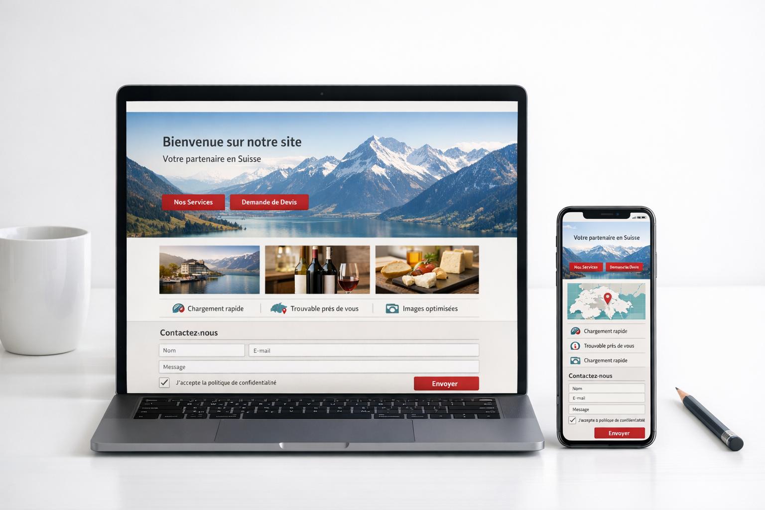 Fonctionnalités indispensables pour un site vitrine efficace